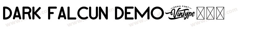 Dark Falcun Demo字体转换